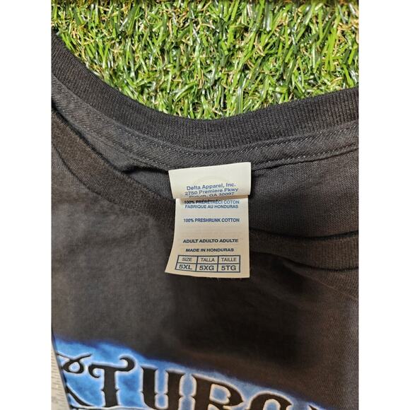 Sturgis 2021 Motorcycle Rally 81st Skull Fire Biker Event T-Shirt 3XL Mens Black - Picture 6 of 6